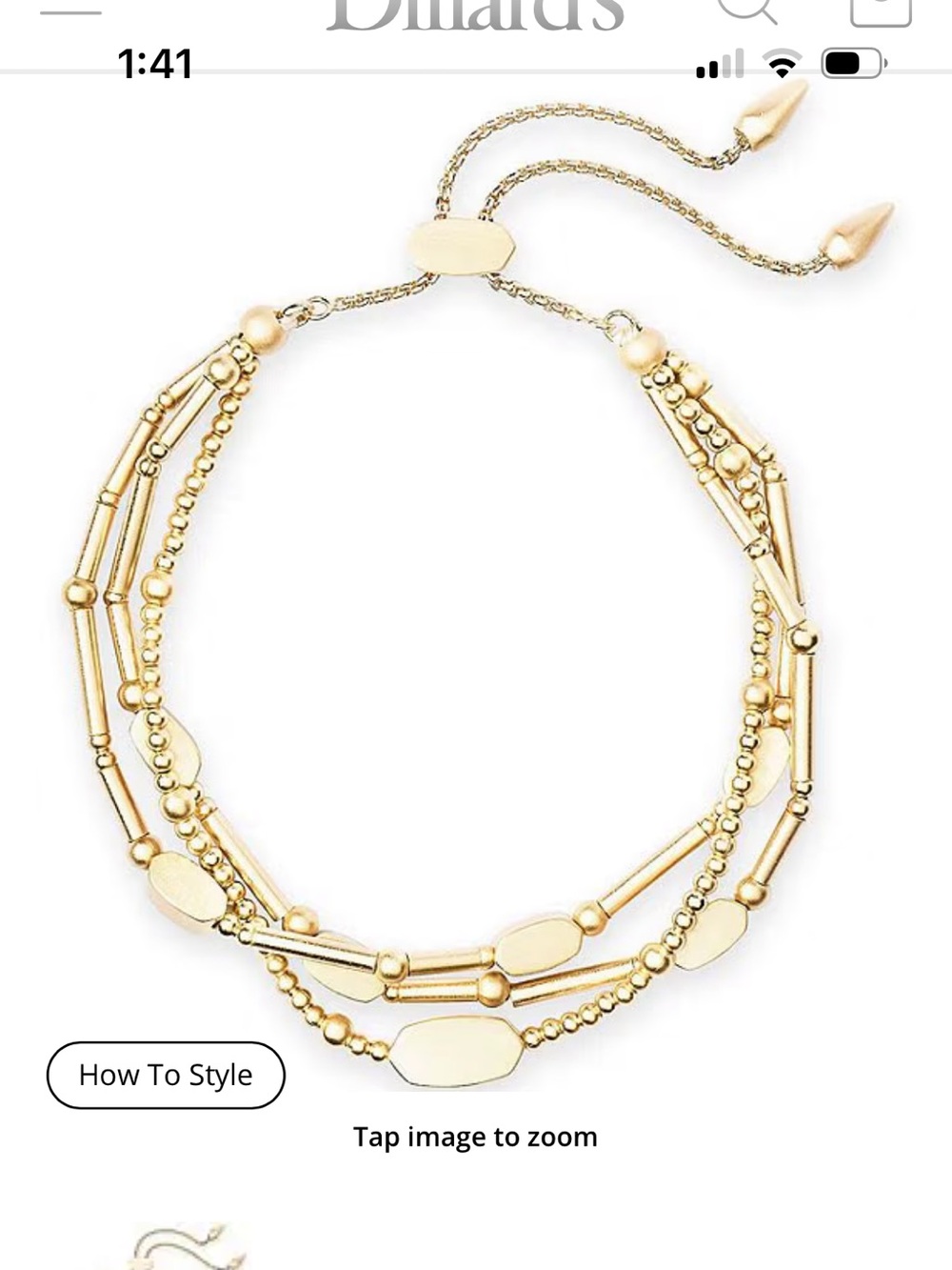 Kendra Scott Chantel Stacked Line Bracelet